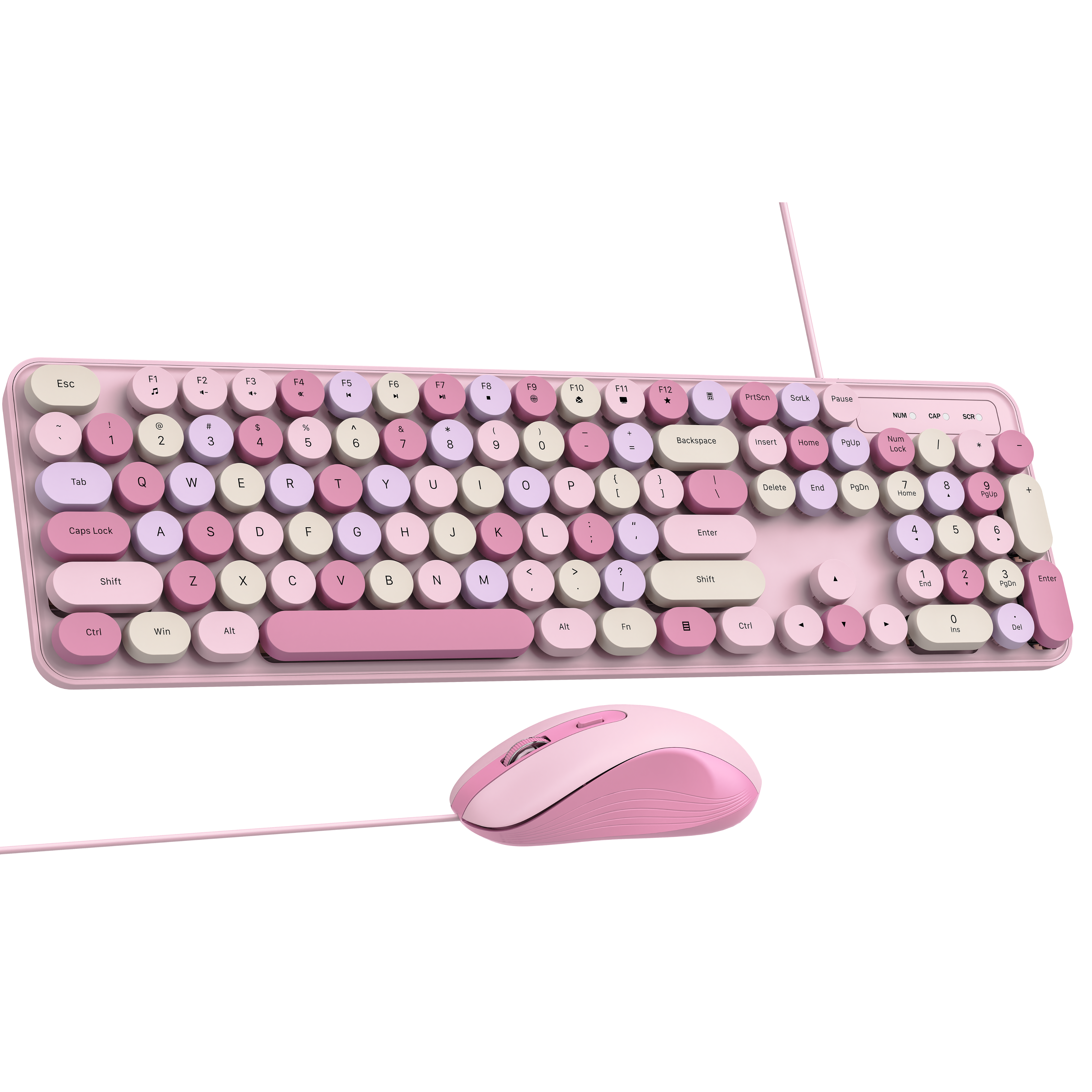 Drluxur Mysterio Typewriter Keyboard and Mouse Combo with type C cable - Pre order