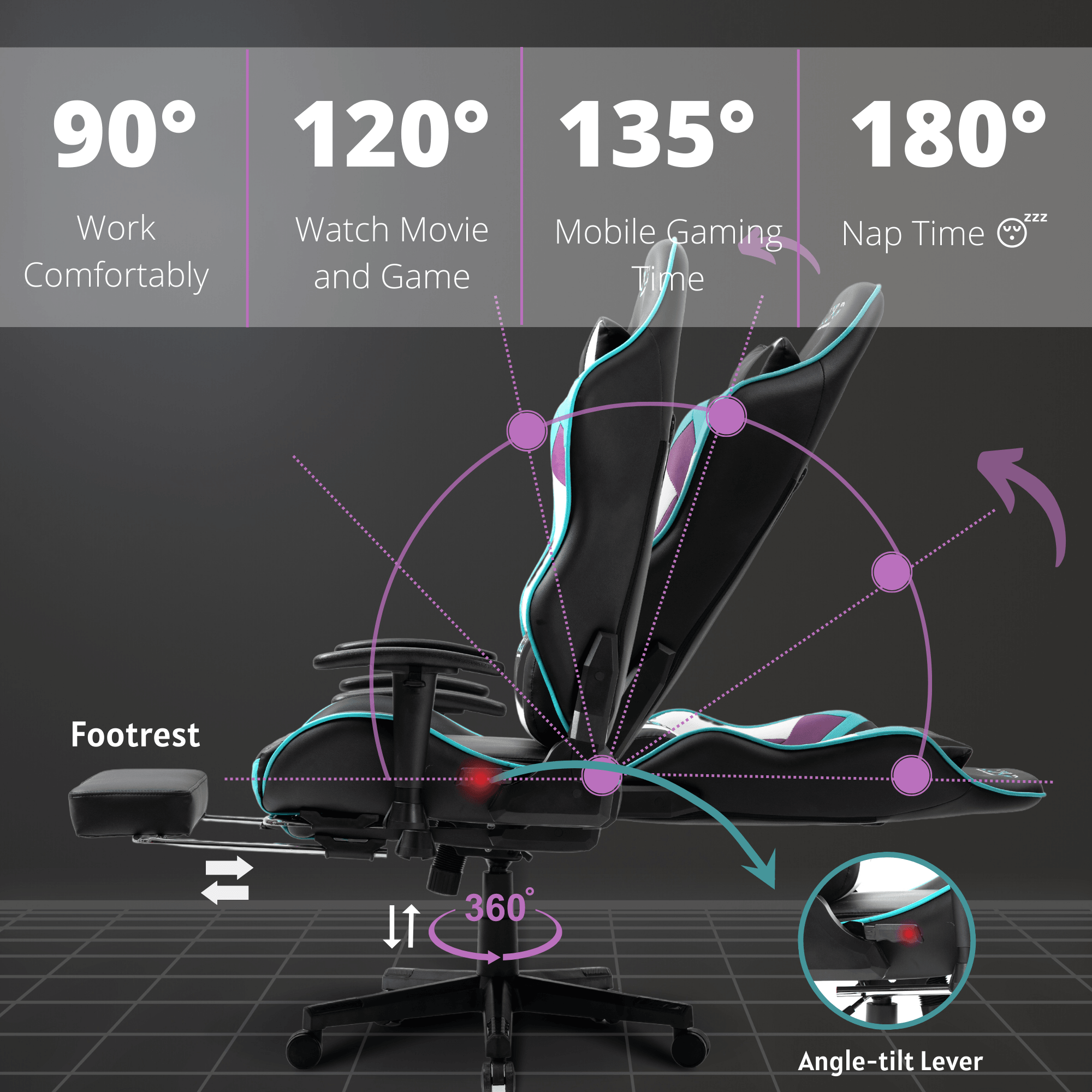 Dr. Luxur Overpower Office/Gaming Chair - DrLuxur